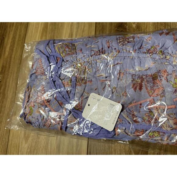 NWT! Free People Tangled Lights Ruffle Pajamas in CornFlower Combo Size Small - Picture 5 of 7